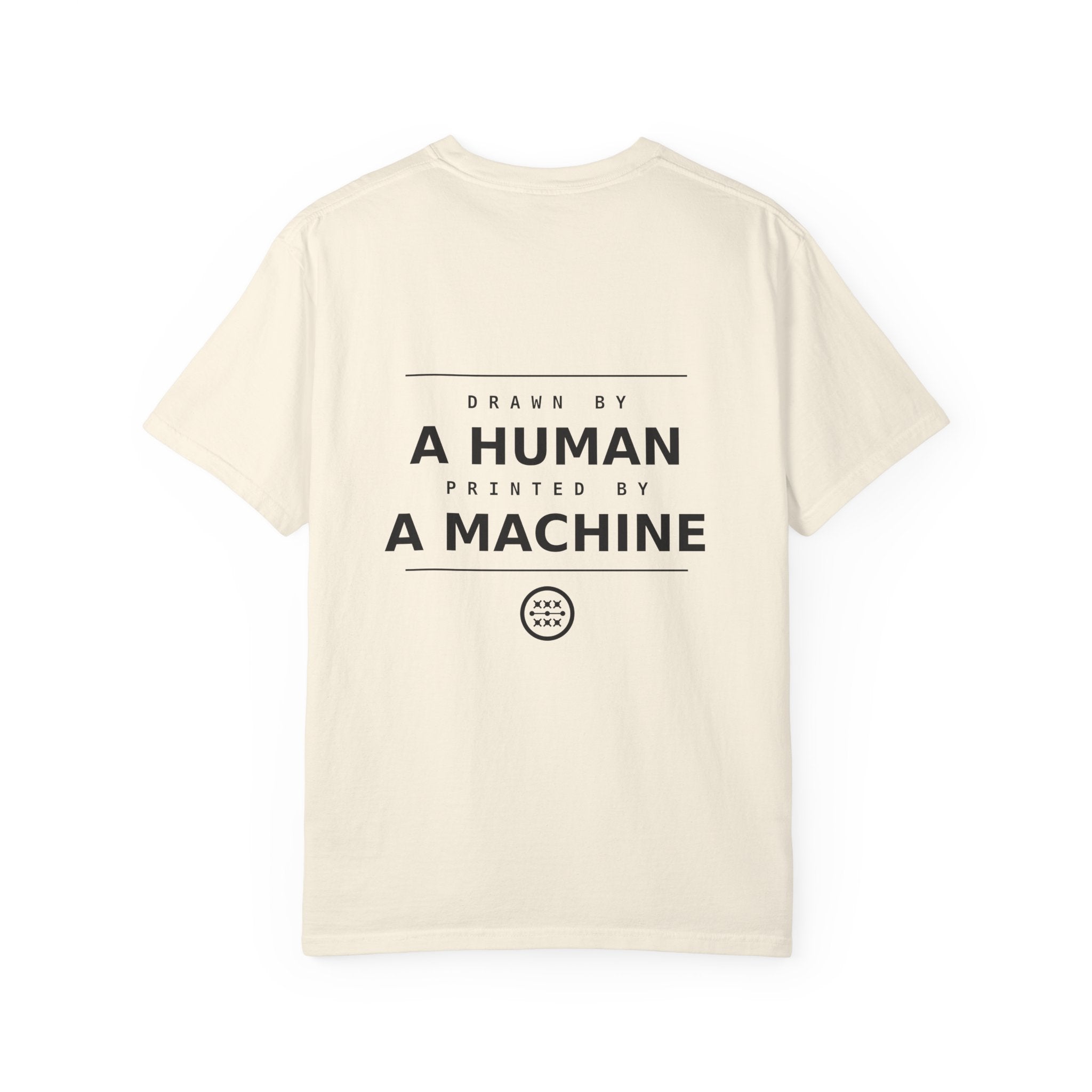 Maker's Receipt Tee, Not AI Made, Dated Public Record, Front and Back, Comfort Colors 1717 Heavyweight