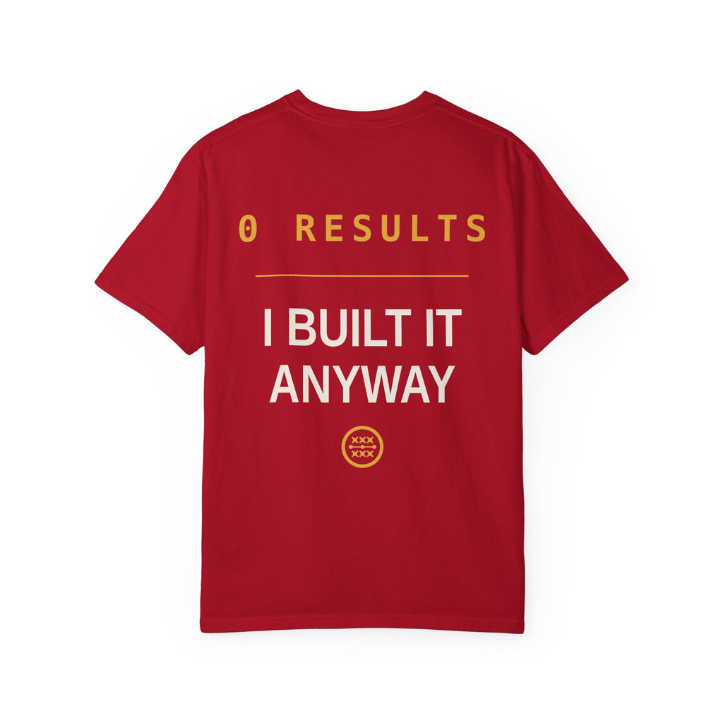 The AI Has Never Heard Of Me Tee, Front and Back