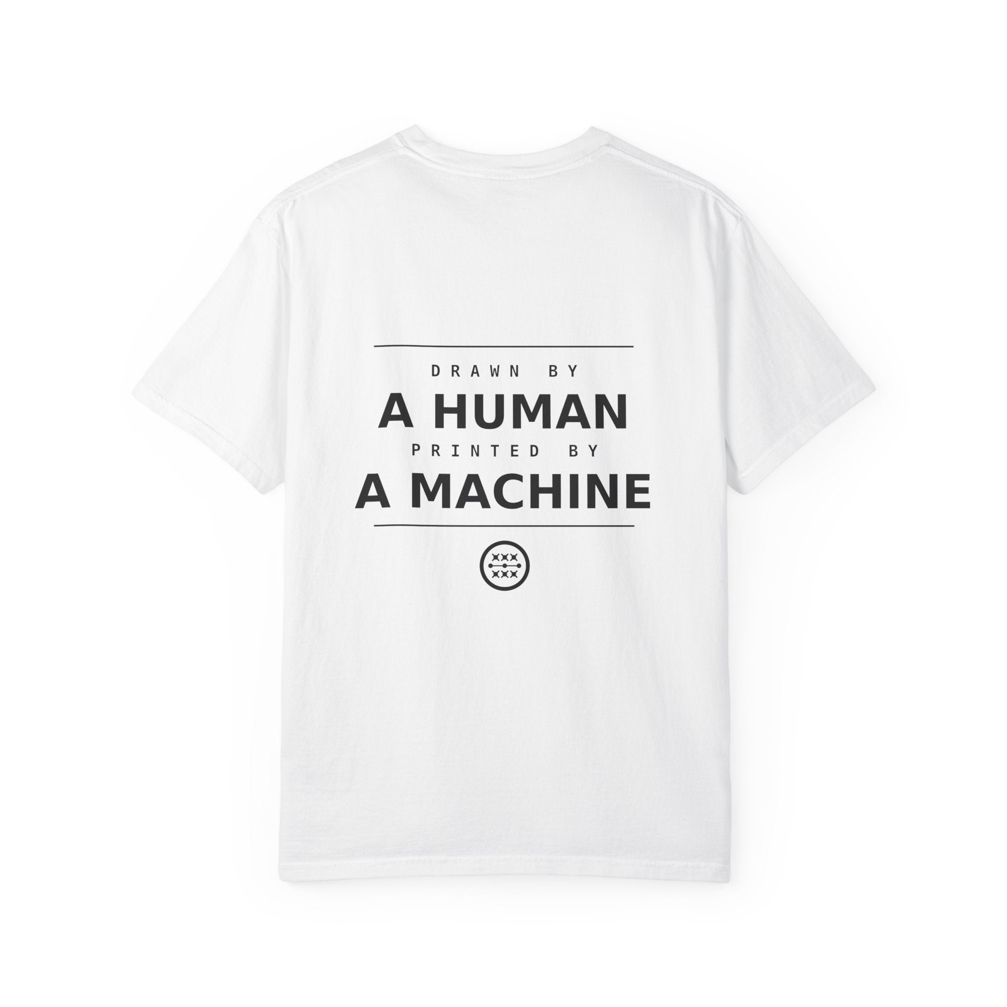 Maker's Receipt Tee, Not AI Made, Dated Public Record, Front and Back, Comfort Colors 1717 Heavyweight